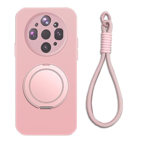 AGENIUS�EFor OPPO Find X9 Ultra �P�[�X �ϏՌ� �J�o�[ �X�}�z�����O�t�� �X�^���h�@�\ �X�g���b�v�t�� TPU �\�t�g�P�[�X �V���v�� �ی�P�[�X(�s���N)