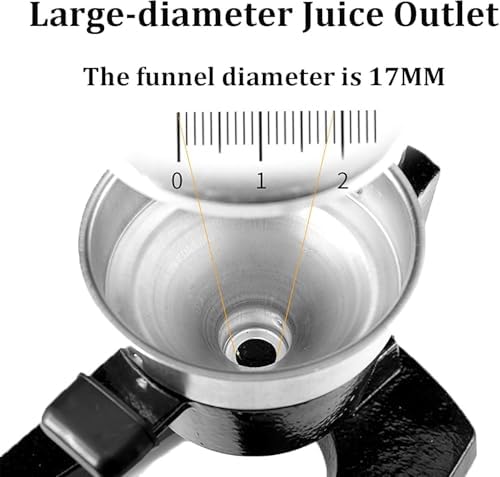 Commercial Citrus Juicer, Heavy Duty Manual Fruit Squeezer, Easy Clean Removable Design, Professional Orange & Lemon Juice Press for Kitchen and Bar Use