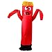 Spooktacular Creations Halloween Inflatable Costume Adult, Tube Man Blow up Costume, Tube Dancer Wacky Waving Arm Inflatable Suit for Cosplay Themed Parties, Red
