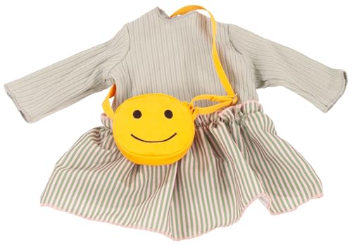 Götz 3403606 Kleid Happy Vibes – Puppenbekleidung Gr. XL – 2 teiliges Bekleidungs – und Zubehörset für Stehpuppen 45 – 50 cm