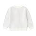 Simplee kids Baby Girls Cardigan Floral Knit Spring Long Sleeve Toddler Sweaters White 4-5 Years
