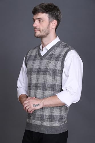 Image of GODFREY Half Sweater for Man Winter Pullover - Sleeveless Men Sweaters