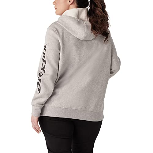 Dickies Size Women's Plus Heavyweight Logo Sleeve Pullover3