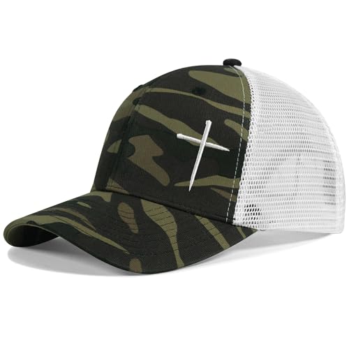 Image of Christian Hats for Men Women,Jesus Cross Hat Religious Best Gifts for Birthday /Christmas