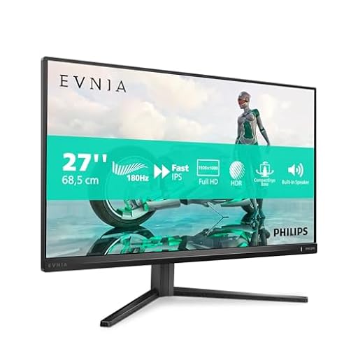 Philips 27M2N3200AM - Monitor Gaming Full HD de 27 Pulgadas, 180 Hz, 1ms GtG, FreeSync Prem., G-Sync Comp. (1920x1080, 2X HDMI, DisplayPort) Negro/Gris | Ya disponible en tu tienda friki favorita! En mundofriki.es!