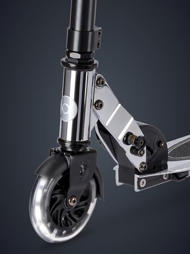 Micro Scooter Micro Sprite LED Silverchrome - Kinderroller mit LED R&auml;dern