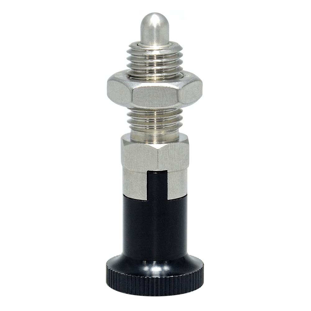 AUZHU- PTUS- Metric- Stainless Steel Indexing plungers Locking plungers with Rest Position Spring plungers Locating plungers Dowels Positioning Elements Wheel Bolts Size: M5 mm - Pitch 0.5 mm