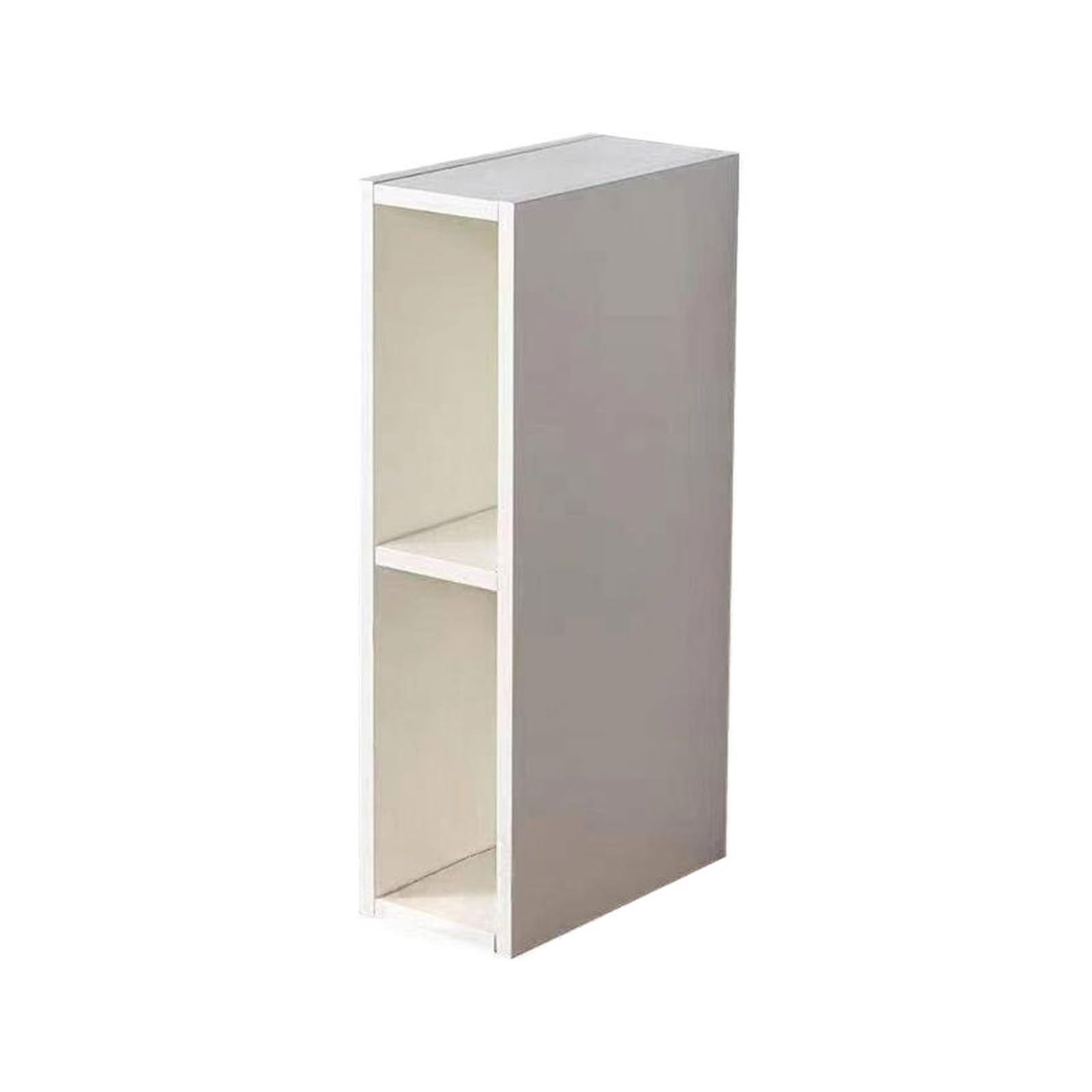 ZYYANSHOP Bookshelf Narrow Freestanding Wooden Bookshelf Kitchen Minimalist Crevice Storage Unit(White)