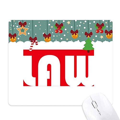 Alfombrilla de ratón con diseño navideño ideal para decorar tu oficina en invierno
