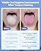 BodyAccel Silicone Tongue Cleaner for Adults, Soft & Gentle Tongue Brush and Scraper, Helps Remove Bad Breath, Flexible Non-Slip Handle for Comfortable Control