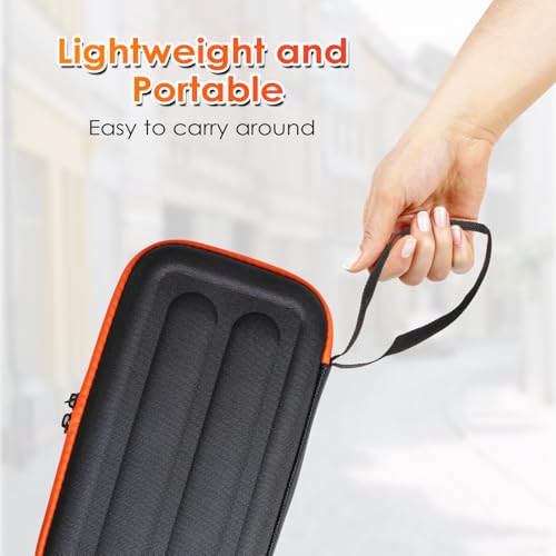 Qoosea Wireless Microphone Case for JBL Two Microphone System Handheld Dual Mic Carrying Bag for Travel & Home Storage Eva Hard Case for JBL Microphone Wireless Karaoke -Black (Case Only)