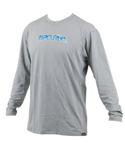 Camiseta de lycra Rip Curl Corp manga larga surf previene rozaduras del neopreno en hombres