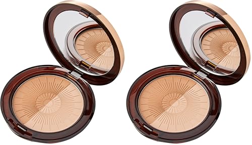 ARTDECO Bronzing Powder Compact Long-Lasting, Bronzer Puder für den natürlichen Look – 1 x 10 g (Packung mit 2)