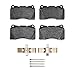 Dynamic Friction Company 5000 Advanced Brake Pads - Low Metallic and Hardware Kit