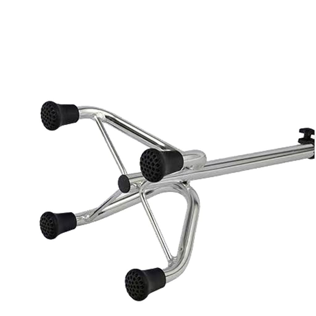 XMING Kule dla osób starszych Laski dla osób niepełnosprawnych Pogrubione laski ze stali nierdzewnej Dla osób starszych Regulowane Lekkie antypoślizgowe laski (Color : Silver)