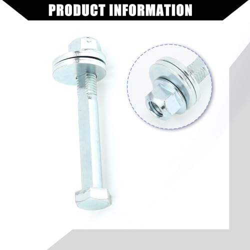 Hihaha Keilnutenwinkelbolzensatz Nr. 418256 für Dodg Ram 1500 1994-1999 / Vordere untere Sturzschraube/Langlebig / 1 Satz