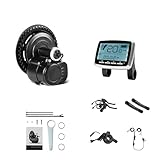 TongSheng Mid Drive Kit TSDZ2B 48V 500W e-Bike Conversion Kit, 68/73 mm BB Shell, VLCD5 Display, Multiple Modes, Torque PAS Sensor