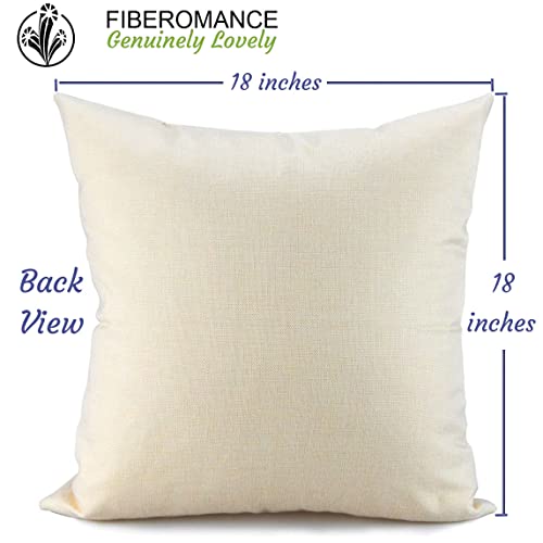 Fiberomance 4Th Of July Decorations Pillow Covers 18X18 Set Of 4 Memorial Day Patriotic Throw Pillow Covers God Bless America Flag Stars And Stripes Independence Day Decor For Home #TOP1