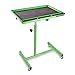 OEMTOOLS 24616 Portable Tear Down Tray | Perfect Work Surface for Mechanics and Home Garages | 55-Pound Capacity, Heavy Duty Steel Construction | Rubberized Corners Won't Scratch Cars | Green