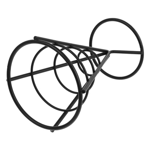 KICHOUSE 1Pc French Fries Stand Cone Basket Holder Stylish Tapered Design for Appetizers Easy Clean Kitchen Gadget for Cafes Restaurants and Parties