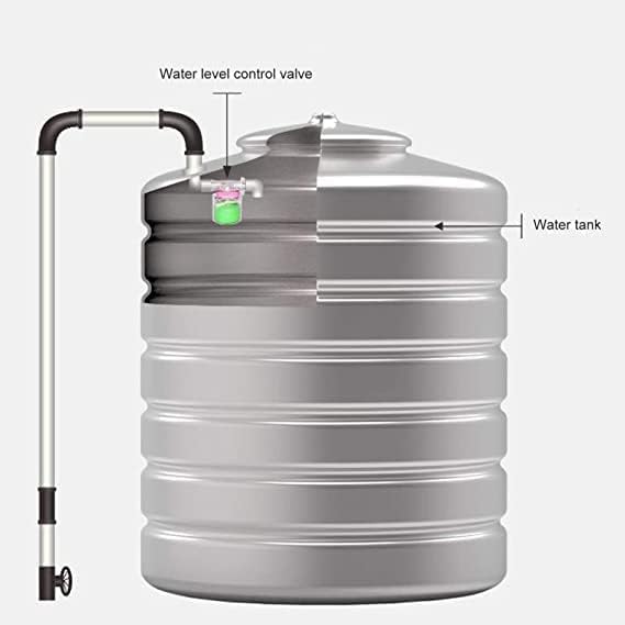 Image of THG Transparent Automatic Water Level Control Valve | Overflow Protection | High Flow Float Valve | Durable & Easy Installation | Water Tank Level Controller for Home (3 /4 Inch Horizontal)