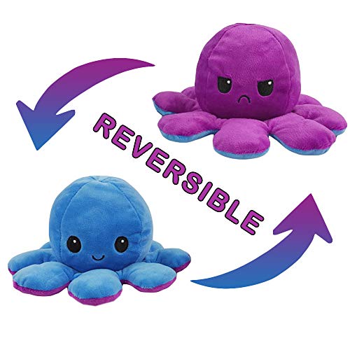 reversible squid stuffed animal