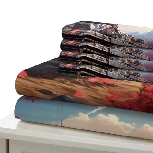 Parure de lit avion de chasse militaire 3D microfibre double 200x200 - 7
