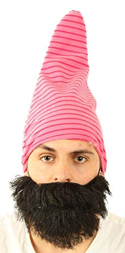 Marco Porta Gnome Hat Adult Gnome Costume Accessory Headpiece (Pink)