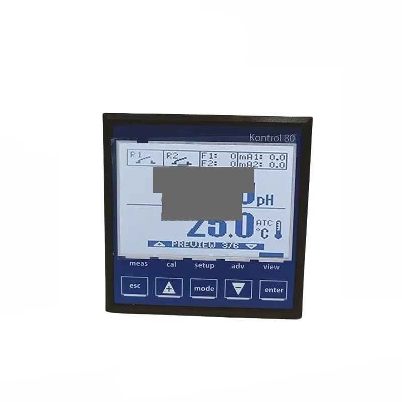 K80 Series K080PRPM0800 Instrument Water Quality Monitor Pool PH Meter Conductivity Meter Residual Chlorine Tester(K080FXPM0800)