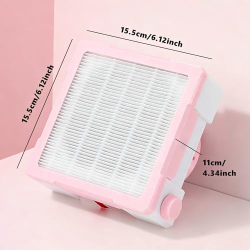 Recolector de polvo para uñas con filtro reutilizable miniatura 6