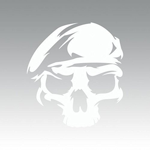 Fusion Graphix Army Ranger Skull Sticker - White