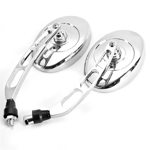 Espejos retrovisores de 10mm para Kawasaki Vulcan VN 800 900 1500 1600 1700 2000 de manillar 4