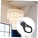 Cabilock 2pcs Lampshade Accessory Kit Lamp Holder Rings Strong Iron Construction Simple Fixing Tool Home Decor