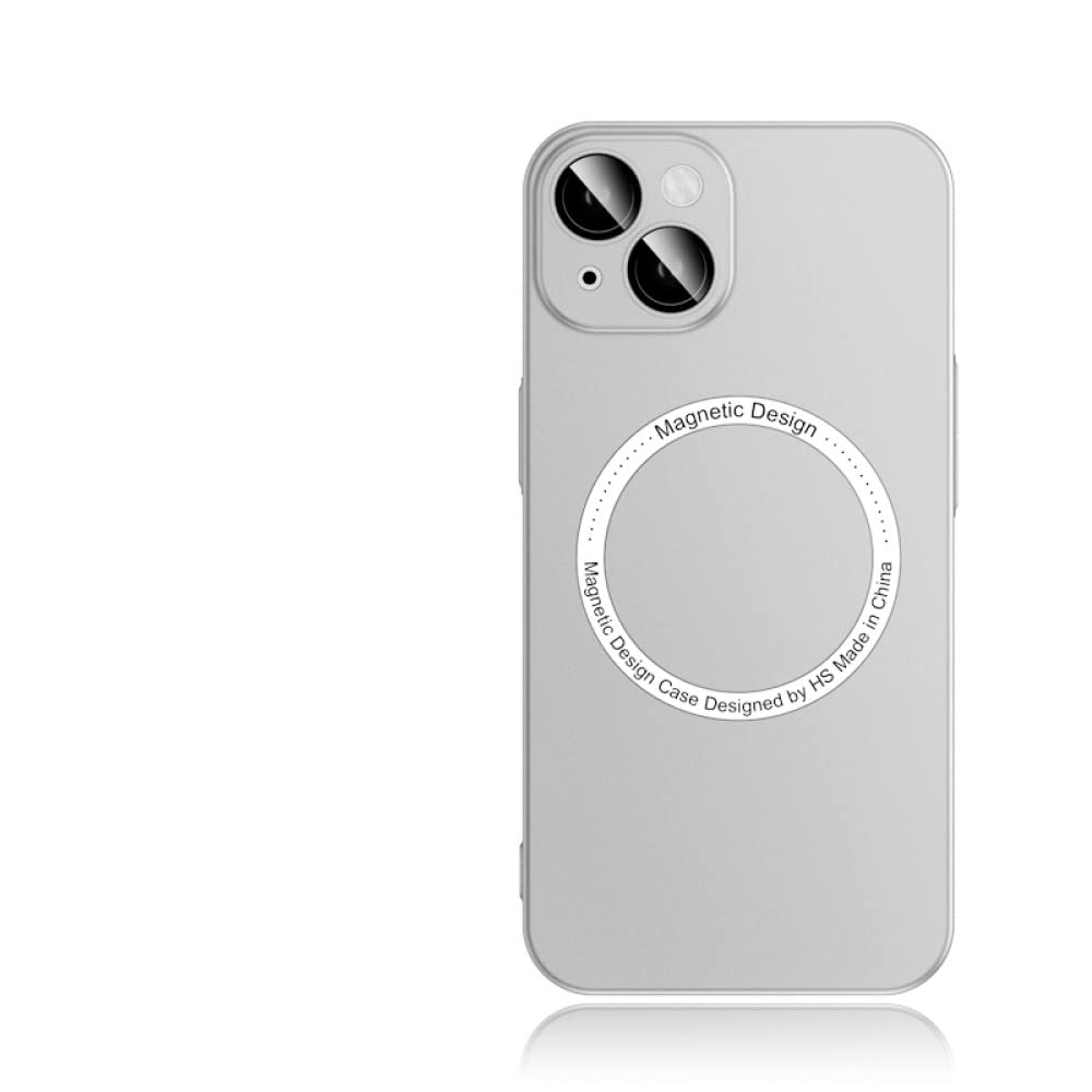Coque rigide pour iPhone 12 résistant aux rayures avec protection objectif caméra argent - 8