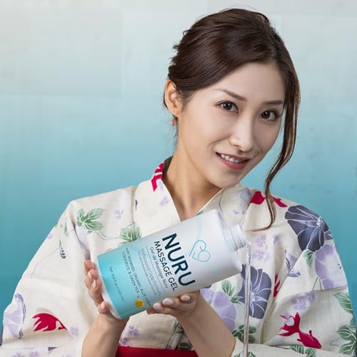 Image of Nuru Massage Gel 8.45 fl oz, Organic Aloe Vera, Water Based, Body-to-Body | Body-to-body massage oil alternative. Organic aloe vera, seaweed, green tea, licorice & vitamin B5. Paraben free.