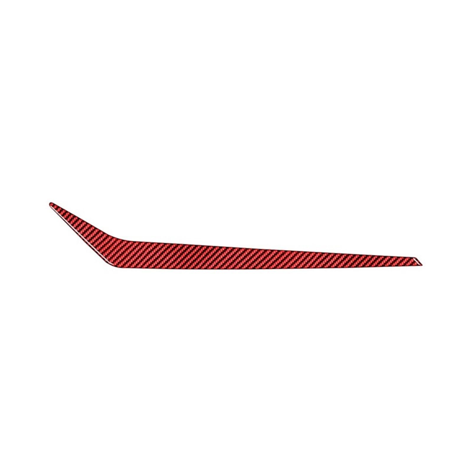 THXZINGLWG Compatible for BMW Z4 Series G28 G29 2019-2023 Carbon Fiber Accessories Interior Car Navigations Panel Decorative Strip Trim Cover Sticker(Red Carbon Fibre,Rhd)