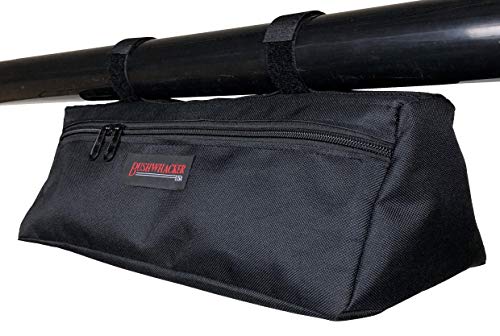 Bushwhacker UTV Medium Triange Bag for Roll Bar Dimensions 14" L x 6" W x 5" H Side by Side Pack SxS Luggage Gear Storage ATV Accessories Roll Bar Cage Overhead Rail Railing Organizer Cargo