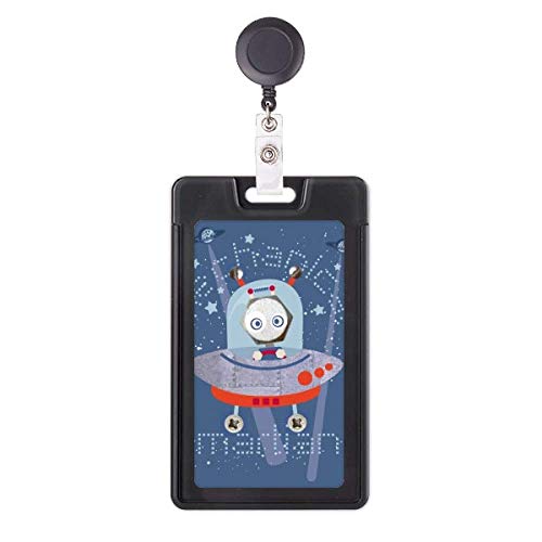 Étui rétractable pour badge univers et porte-carte de transport enrouleur