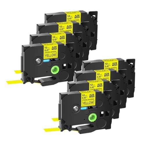 x[J[fƌ݊̂ɋ͂Ȑڒ܂8pk 12mm̍xe[vS231 S131 S631(Black on yellow)