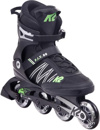 K2 F.I.T. 80 Inline Skate Black/Green