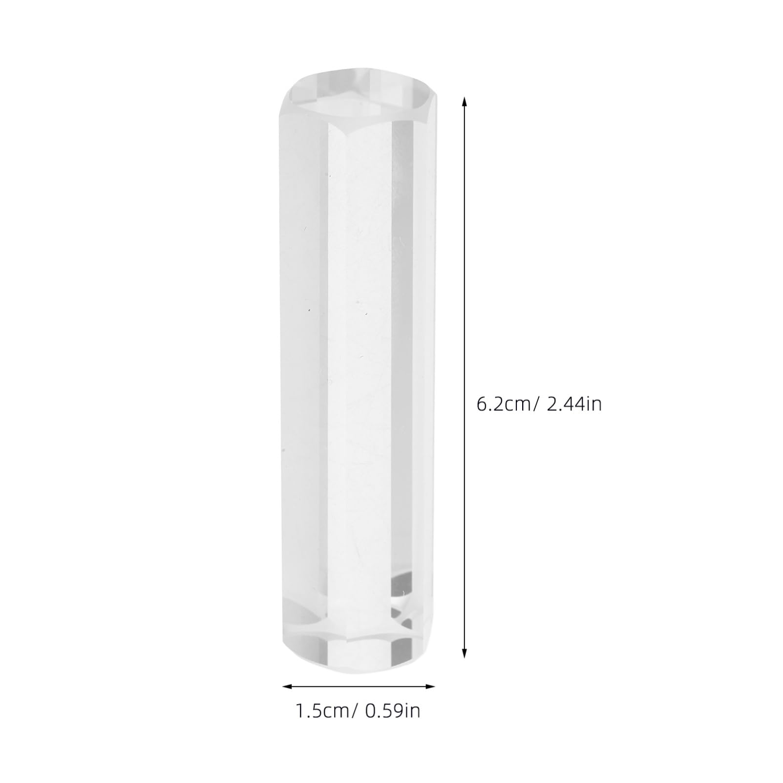 Ciieeo Hexagonal Prop for Physics Learning Prism Lens Glass Optimal Light Reflection Portable