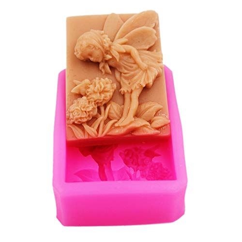 Longzang Angel Mold Craft Art Silicone Soap Mould Craft Molds DIY (S023)