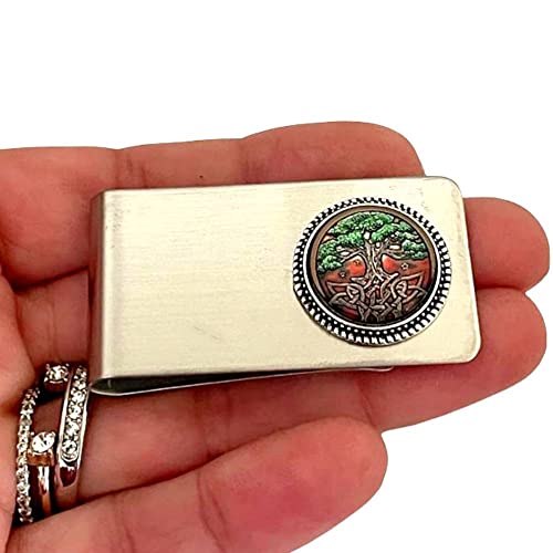 Celtic Cross Money Clip, Steel Metal Wallet Credit Card Holder Gift for Men Handmade by Eastwest Treasures4