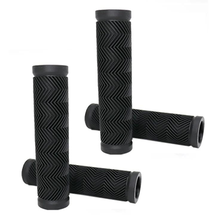 Moliuoly Empuñaduras para carretillas, tubos de goma de repuesto, color negro, 4 unidades, 120 x 32 mm