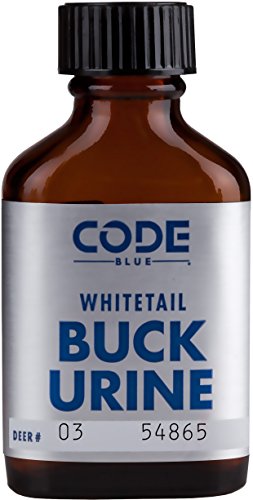 Code Blue Whitetail Buck Urine – Premium Deer Attractant, Versatile All-Season Hunting Scent, 1 oz