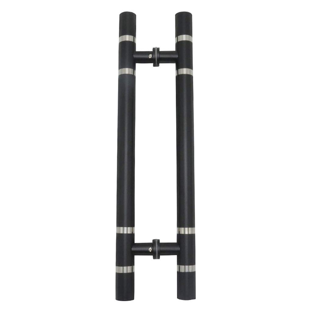 Poignée de tube rond en acier inoxydable 120x80cm pour porte en bois