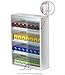 Commercial Cigarette Display Rack & Vapes Organizer | Wall-Mounted Matchbook Case & Desktop Stand | Versatile Silver Shelf for Supermarkets & Retail Stores