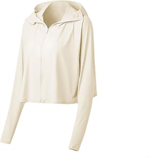 KUMADAI UPF50+ UV Protection Coat Thin Breathable Sun Protection Clothing Summer Quick Dry Yoga Track Jacket Hooded for Women