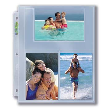 image for Ultra Pro 4x6 Photo Album Pages for 3 Ring Binder (25ct) Photo Sleeve 