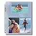 Ultra Pro 4x6 Photo Album Pages for 3 Ring Binder (25ct) Photo Sleeve Protectors for Photo Cards, Post Cards, Recipe Cards, Index Cards, and More - 8.5'' x 11''